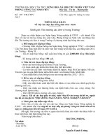 Về việc xét chọn học bổng sinh viên – K38