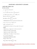 tài liệu bồi dưỡng học sinh giỏi toán 12 chuyên đề loga,hàm số mũ