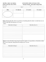 ĐỀ THI LÂN 2 MÔN PHÁP LUẬT ĐẠI CƯƠNG DE THI 2