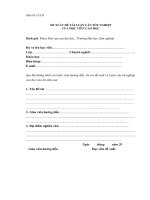 MAU LVCH 01 PHIEU DANG KY TEN DE TAI