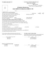 1. Tờ khai tham gia BHXH, BHYT