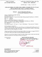 Công bố thông tin và nghị quyết về việc điều chỉnh thời gian sử dụng vốn thu được của đợt phát hành cổ phiếu ra công chúng cbtt_ngay_3.3.2017