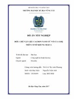 Điều chế vật liệu cacbon nano từ vỏ cua ghẹ trên cơ sở khung silica 