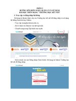 Hướng dẫn biên soạn, quản lý và sử dụng bài học trên mạng Trường học kết nối