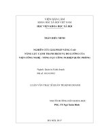 Đẩy mạnh công nghiệp hóa, hiện đại hóa, phấn đấu sớm đưa nước ta cơ bản trở thành nước công nghiệp theo hướng hiện đại (LV thạc sĩ)