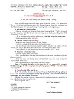 Thông báo xét chọn học bổng sinh viên K39