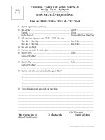 Thông báo xét chọn học bổng cho sinh viên