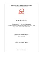 Nghiên Cứu Và Xây Dựng Mô Hình Cấp Phát Tài Nguyên Trong Điện Toán Đám Mây Dựa Trên Lý Thuyết Trò Chơi (tt)