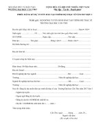 Thông báo tuyển sinh đào tạo trình độ thạc sĩ năm 2017 đợt 1 của trường Đại học Cần Thơ