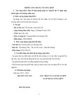 SKKN một số biện pháp giúp trẻ khuyết tật về ngôn ngữ thích nghi với trường mầm non 