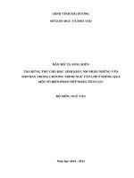 Sáng kiến ngữ văn đạt cấp tỉnh năm học 14 15 của cô nguyễn thị kim oanh   PHT trường THCS tân quang 