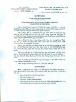 QUYET DINH VE VIEC NIEM YET BO SUNG CO PHIEU