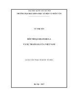 Đối thoại shangri la và sự tham gia của việt nam 