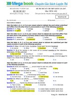 9 DAP AN DE THI THU SO 9