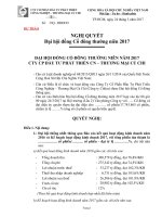 NGHI QUYET DHDCD THUONG NIEN NAM 2017(1)