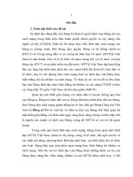 Luận văn sự lãnh đạo của huyện ủy đối với mặt trận tổ quốc việt nam ở các huyện miền núi