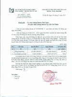 CONG VAN GIAI TRINH BIEN DONG VE LNST QUY 2 NAM 2015