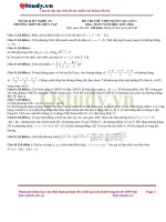 Đề thi THPT Hà Huy Tập Nghệ An Lần 1 năm 2016