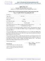 Các tài liệu phục vụ Hội nghị Đại hội đồng Cổ đông thường niên năm 2014 Mau don ung cu HDQT