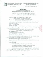 Thong bao ve ngay dang ky cuoi cung de to chuc DHDCD nam 2013 va chi cotuc lan 2 nam 2012