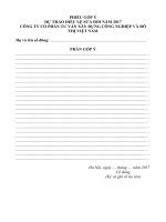 Phieu gop y du thao Dieu le sua doi 2017