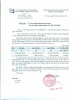 CONG VAN GIAI TRINH BIEN DONG VE LNST QUY 2 NAM 2014