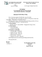 TỜ TRÌNH V V GIỚI THIỆU CHỦ TỌA ĐH, THƯ KÝ ĐH VÀ BAN