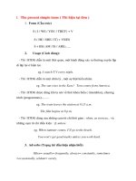 Tiếng anh - Tin tức máy Các thì hiện tại