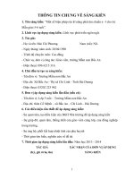 SKKn một số biện pháp rèn kĩ năng phát âm chuẩn NL cho trẻ mẫu giáo 5   6 tuổi 