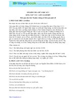 Đề kt giữa học kì 1 Văn Đề số 1