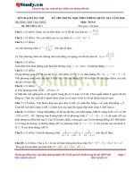 Đề thi THPT Đa Phúc Hà Nội Lần 1 năm 2016