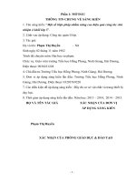 SKKN một số biện pháp nhằm nâng cao hiệu quả công tác chủ nhiệm ở khối lớp 5  