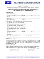 Tài liệu Hội nghị Đại hội đồng cổ đông bất thường lần 1 năm 2015 của Công ty CP Thiết kế Công nghiệp Hóa chất 07-Giay UQ tham du