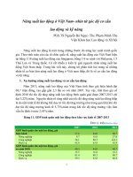 Năng suất lao động ở Việt Nam- nhìn từ góc độ cơ cấu  lao động và kỹ năng