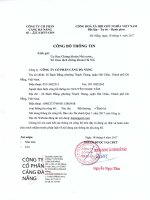 Quan hệ cổ đông - danangportvn.com 1 cbtt bctc q1 2017