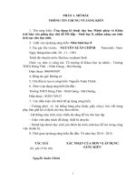 SKKN ứng dụng kỹ thuật dạy học mảnh ghép và khăn trải bàn vào dạy chủ đề hô hấp   sinh học 8, nhằm nâng cao tính tích cực cho học sinh 
