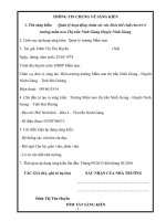 SKKN quản lý hoạt động chăm sóc sức khỏe thể chất cho trẻ ở trường mầm non thị trấn ninh giang huyện ninh giang 