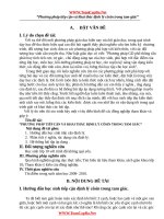 Phương pháp tiếp cận và khai thác định lý côsin trong tam giác 