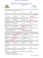 [TopThiThu.Com] De Khao Sat Chat Luong Dau Nam Lop 12 Nam Hoc 2017 2018 Mon Ly Cua Truong THPT Thuan Thanh 1 Tinh Bac Ninh