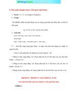 Tiếng anh - Tin tức máy Các thì quá khứ