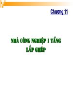Slide bài giảng nhà công nghiệp 1 tầng lắp ghép 