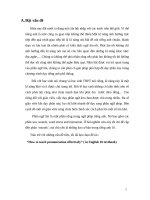 How to teach pronunciation effectively 