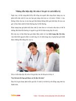 nhung dau hieu day thi som o be gai va cach dieu tri