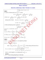 Phương Trình Bậc Nhất Đối Với Sin Và Cos Giải Chi Tiết Rất Hay