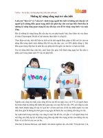 nhung ky nang song moi tre can biet