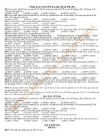 Bài tập giao tuyến của 2 mặt phẳng hay