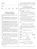 Tổng hợp lý thuyết môn Vật lý lớp 12 đầy đủ