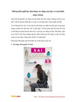 nhung kieu ngoi hoc lam hong voc dang cua ban