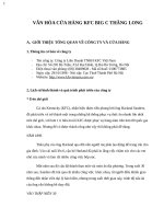 VĂN HÓA CỬA HÀNG KFC BIG C THĂNG LONG