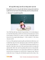 bo sung DHA dung cach de con phat trien thong minh